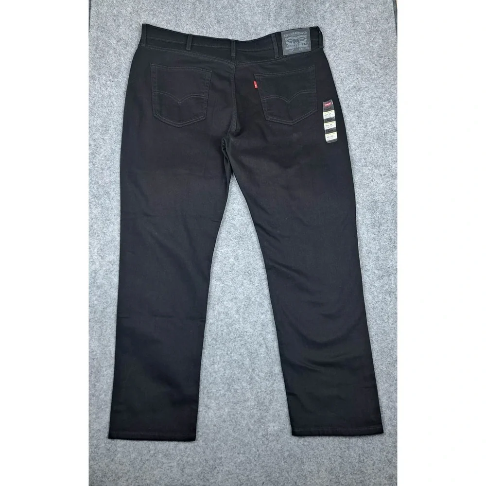 Levis 514 Straight Fit Jeans Stretch Jeans Black Size‎ 42X32 NEW